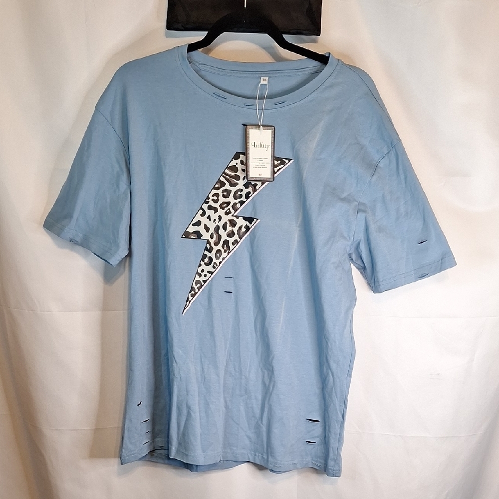 NFINITY Blue Graphic Short Sleeve Tee